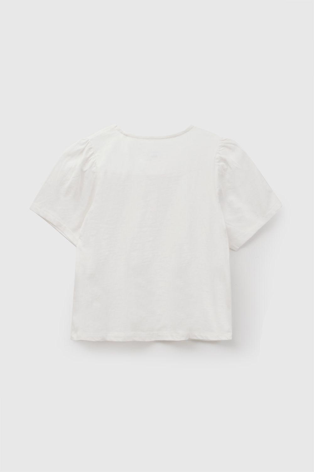 Polera Lazos Blanco Niña 3-4A a 12-13A Colloky-2