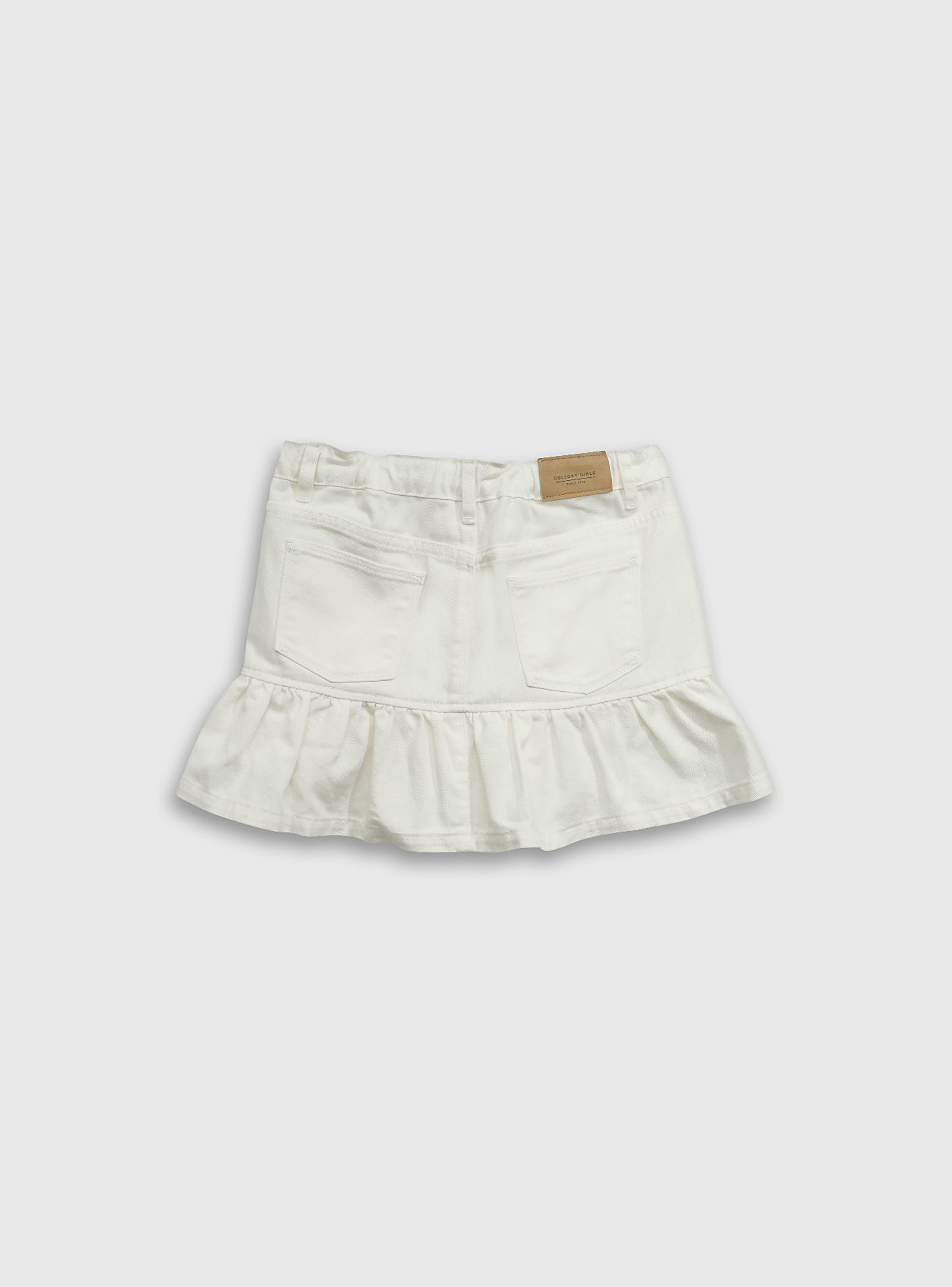 Falda Niña Blanco 54634 Colloky-1