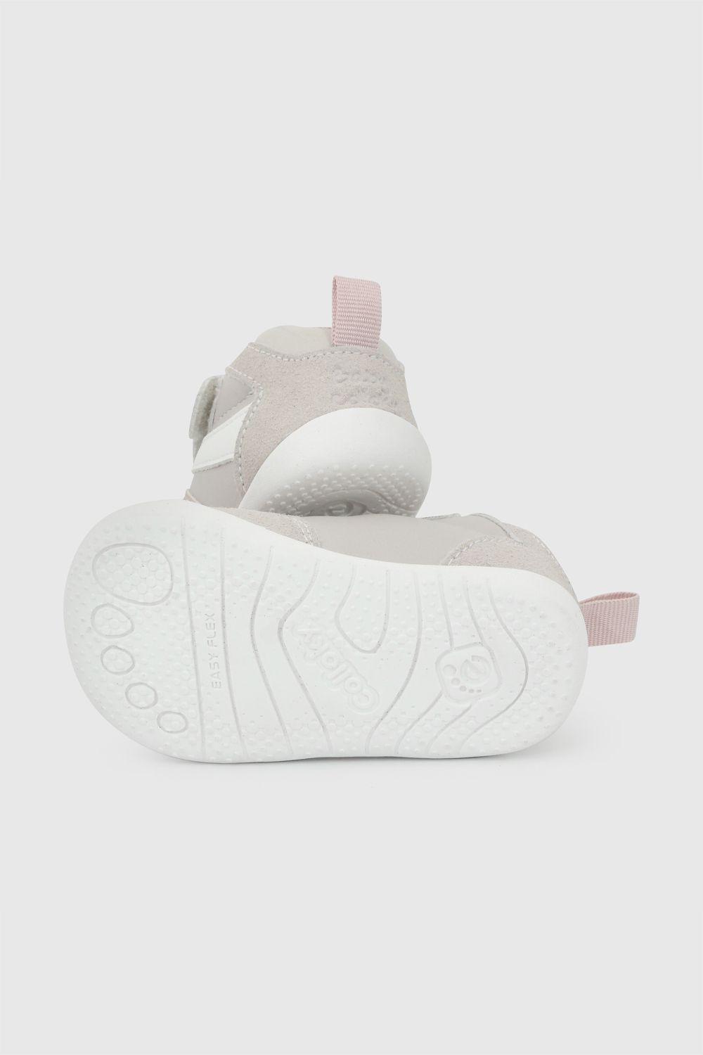 Zapatilla Velcro Blanca Niña 17-20 Colloky-3