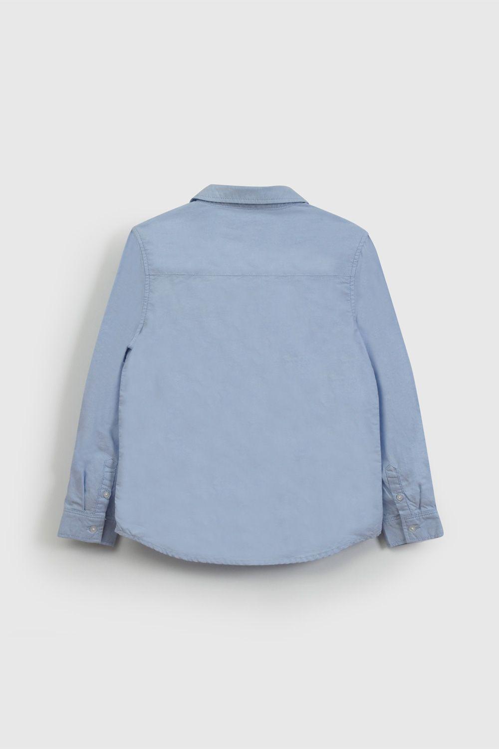 Camisa Celeste Oxford De Niño CAOX0140V26-1