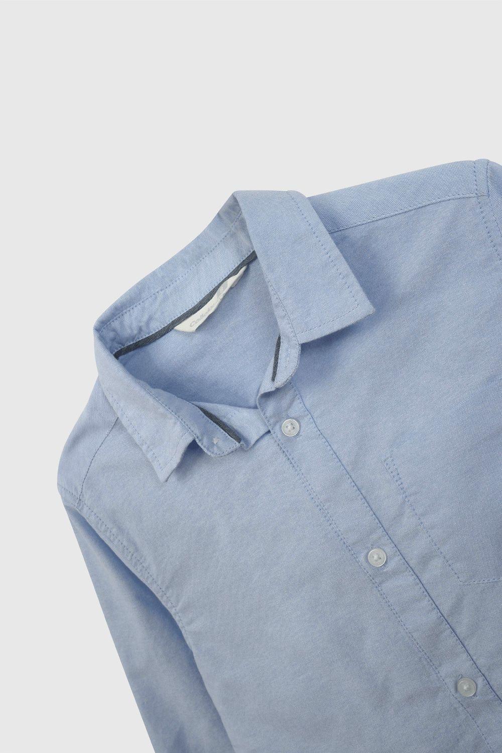 Camisa Celeste Oxford De Niño CAOX0140V26-2