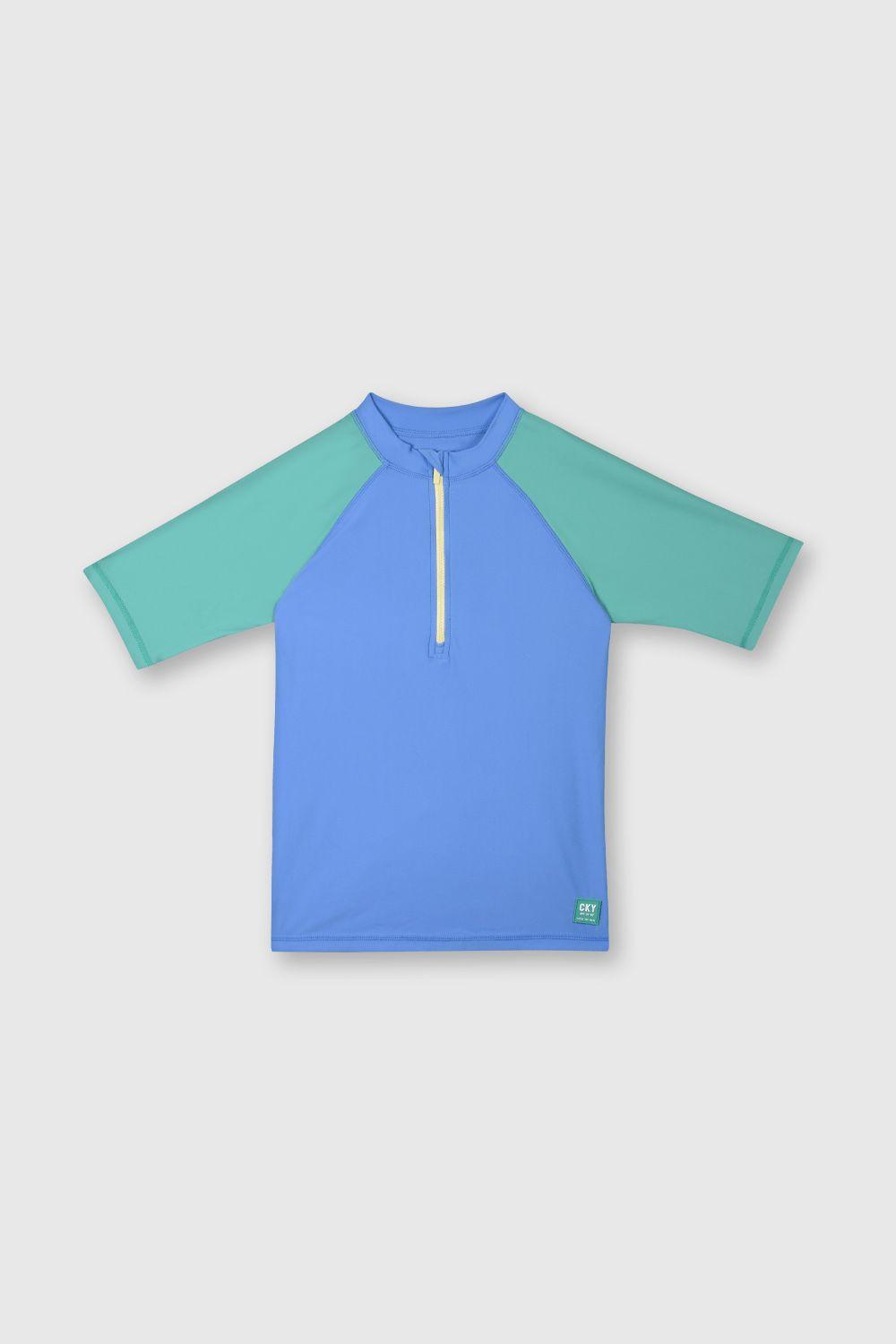 Polera de niño playa royal blue (2 a 12 años)-0