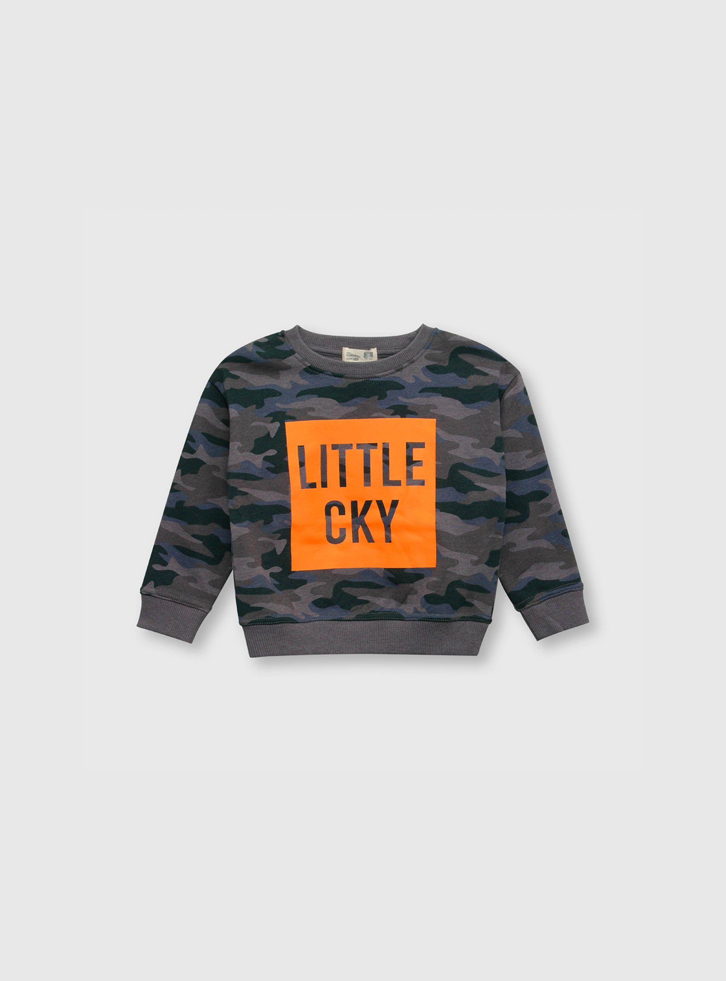 Polerón De Bebe Niño Cky Gris (3 A 36 Meses) Colloky-0