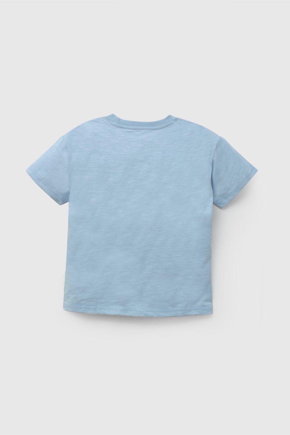 Polera Celeste Básica De Niño P1JE6340V26-1