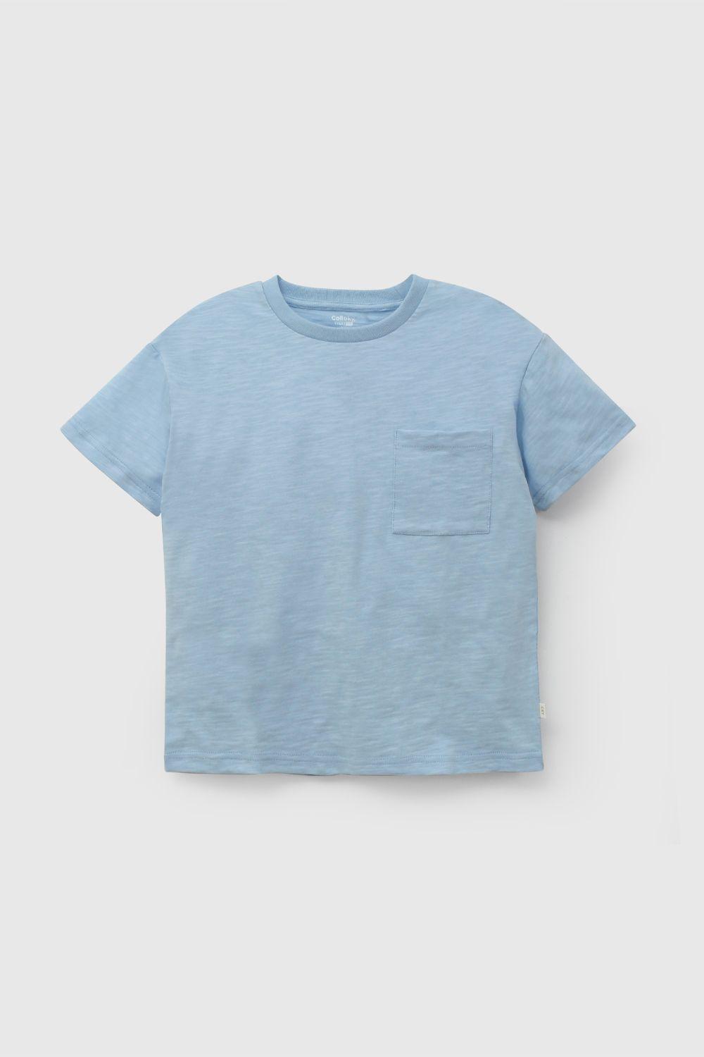 Polera Niño Celeste 58217 Colloky-0