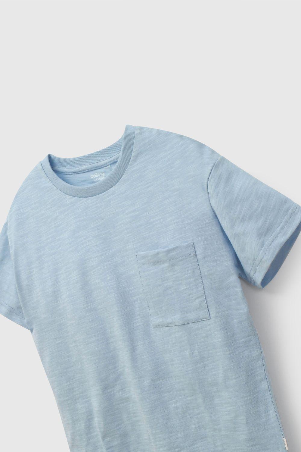 Polera Niño Celeste 58217 Colloky-2