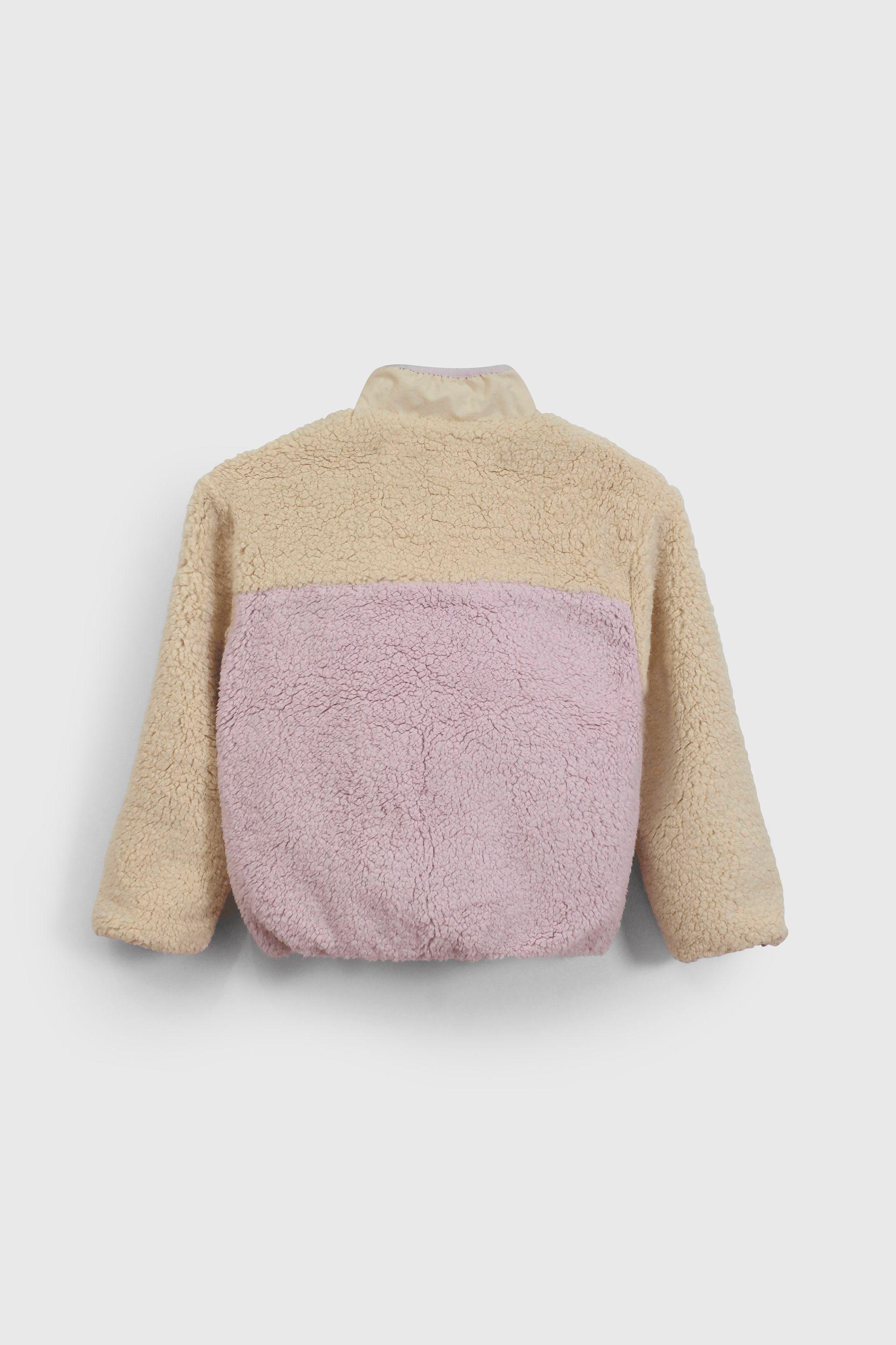 Chaqueta Polar y Chiporro Beige con Cierre para Niña de 3 a 12 años-1