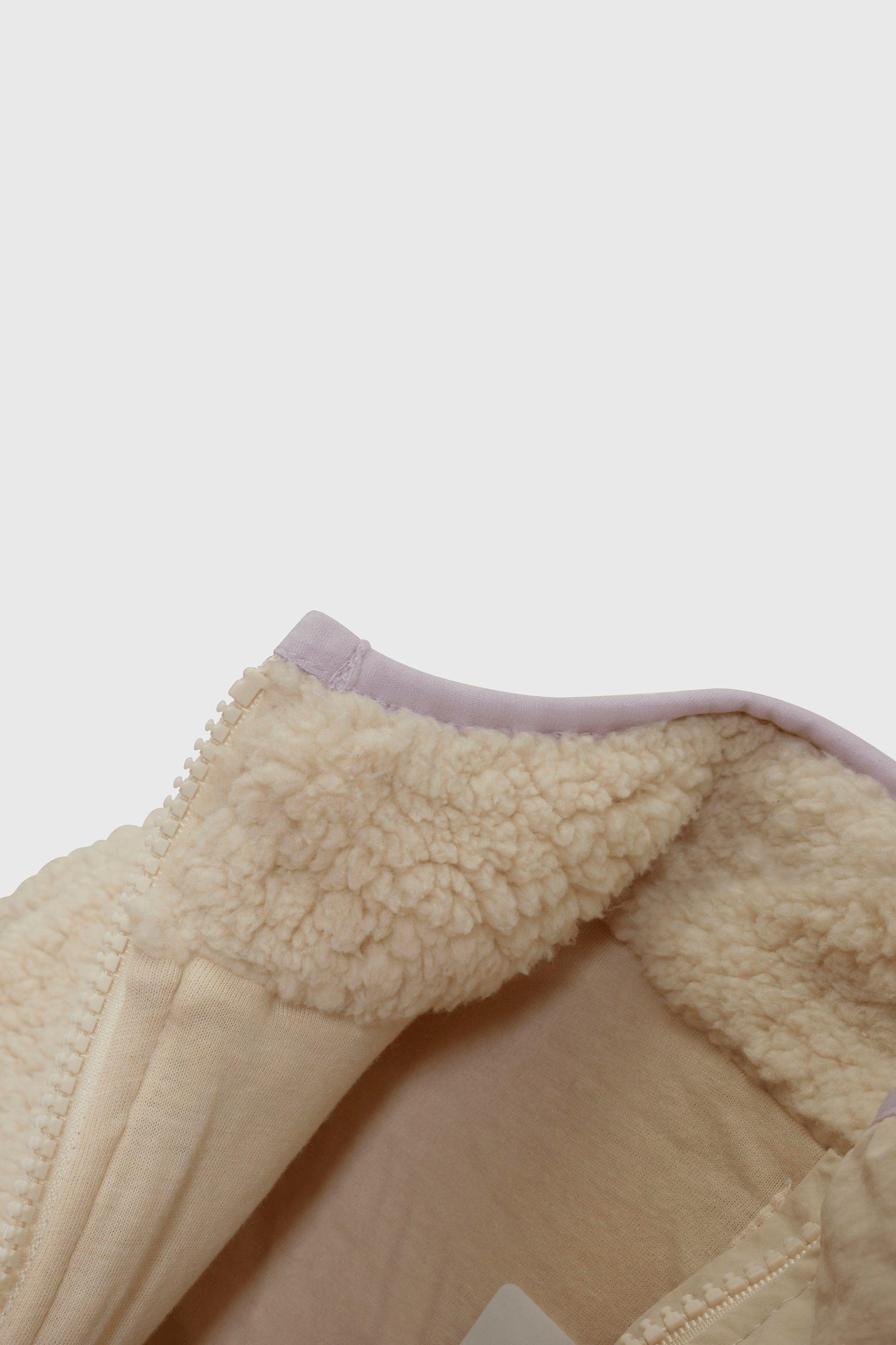 Chaqueta Polar y Chiporro Beige con Cierre para Niña de 3 a 12 años-3