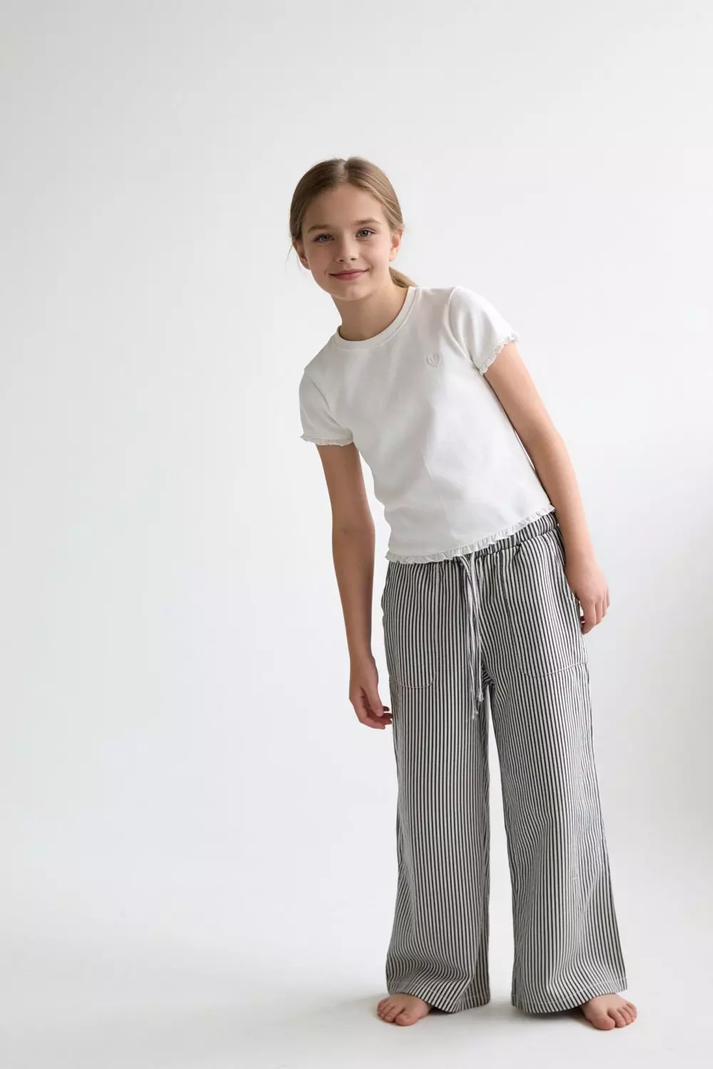 Pantalon Crema Niña 3-4A a 12-13A Colloky-2