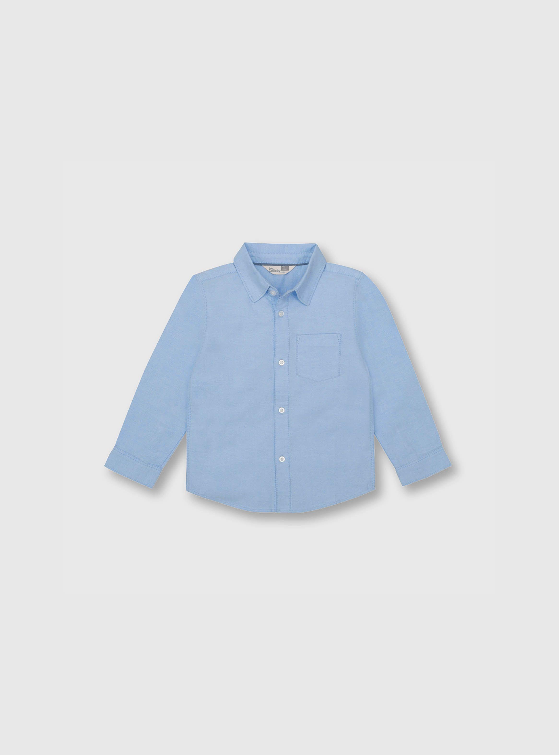 Camisa Niño Celeste (3 A 36 Meses) Colloky-0