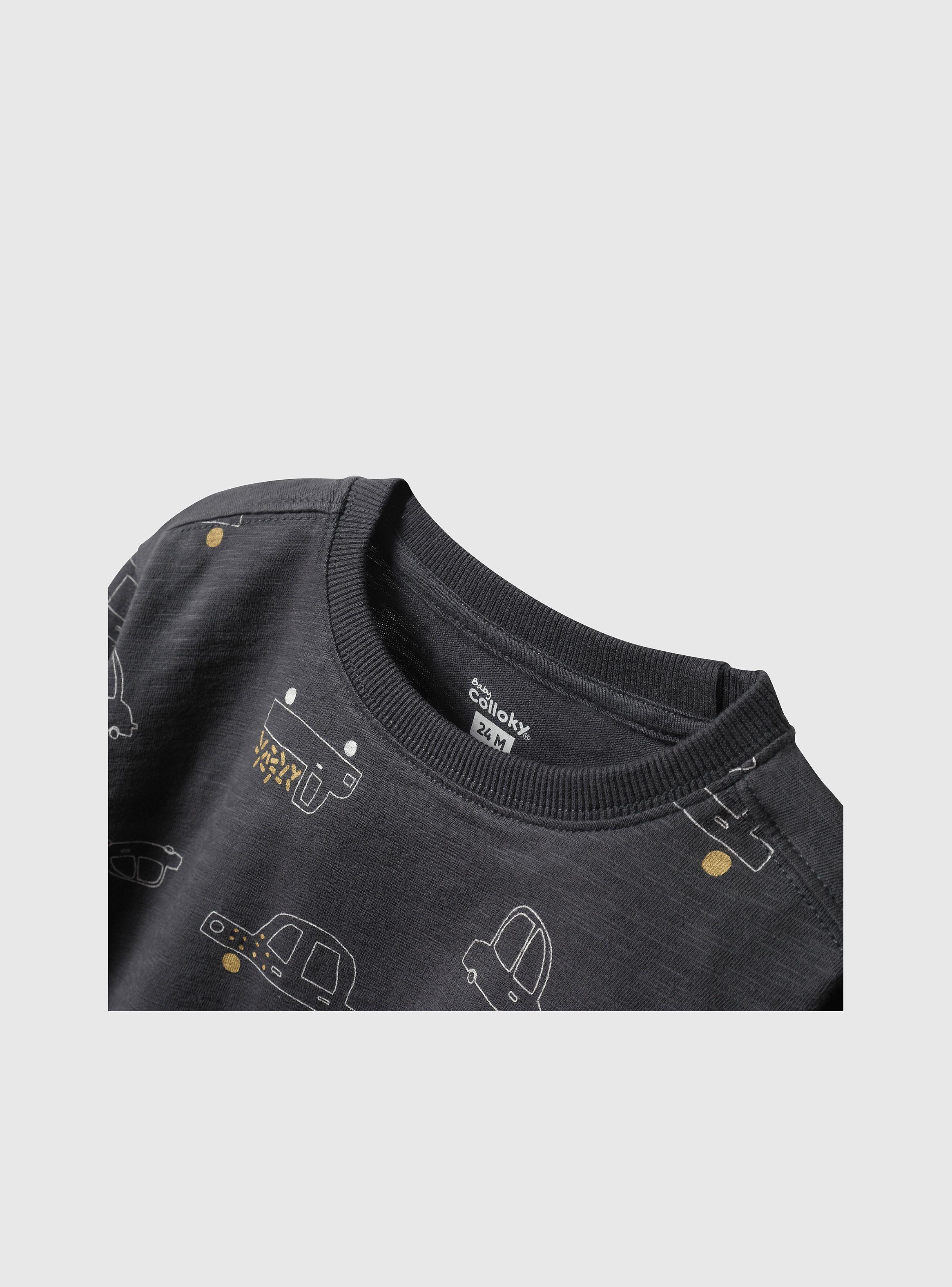 Polera Niño Negro 55474 Colloky-2