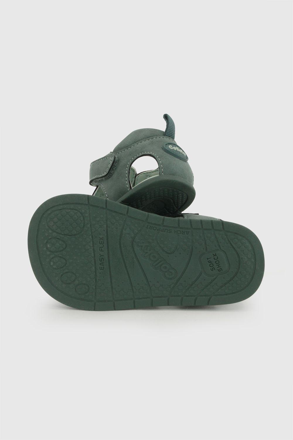 Sandalia Franciscana Verde Niño 18-21 Colloky-2