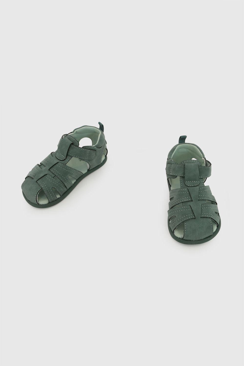 Sandalia Franciscana Verde Niño 18-21 Colloky-3
