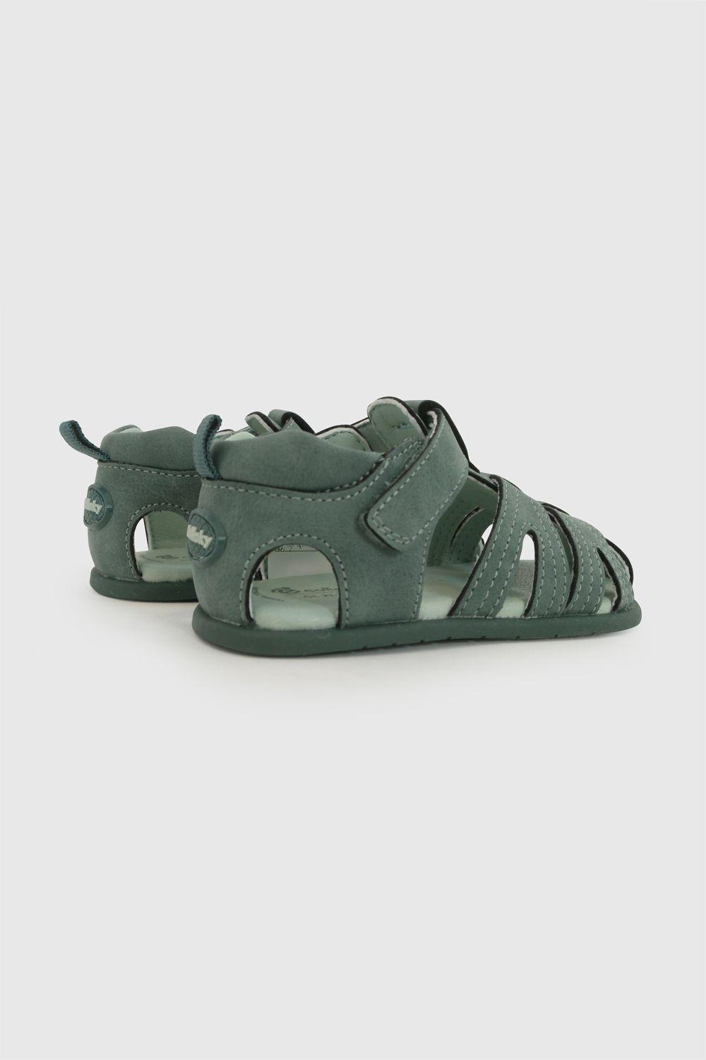 Sandalia Franciscana Verde Niño 18-21 Colloky-4