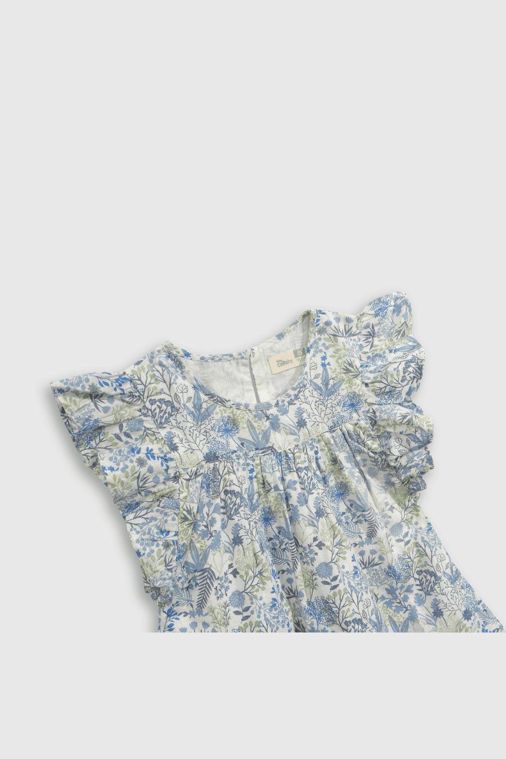 Vestido Colección Niña Azul VEVL0850V25-2