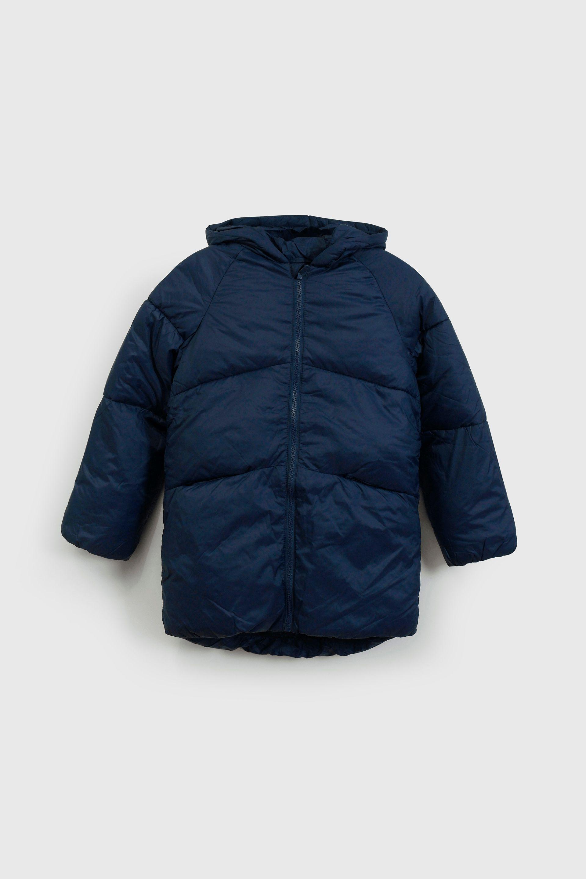 Parka Azul Acolchada con bolsillos y cierre para Niño-0