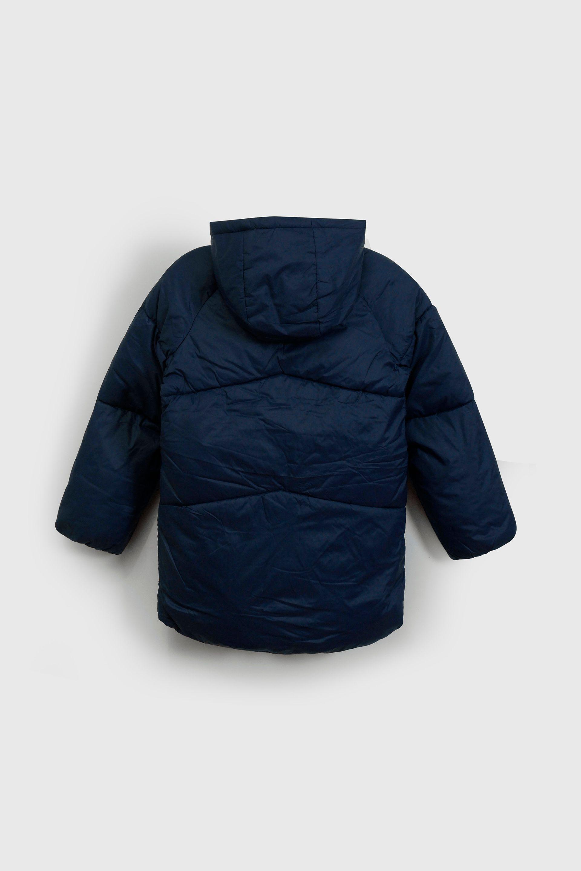 Parka Azul Acolchada con bolsillos y cierre para Niño-1