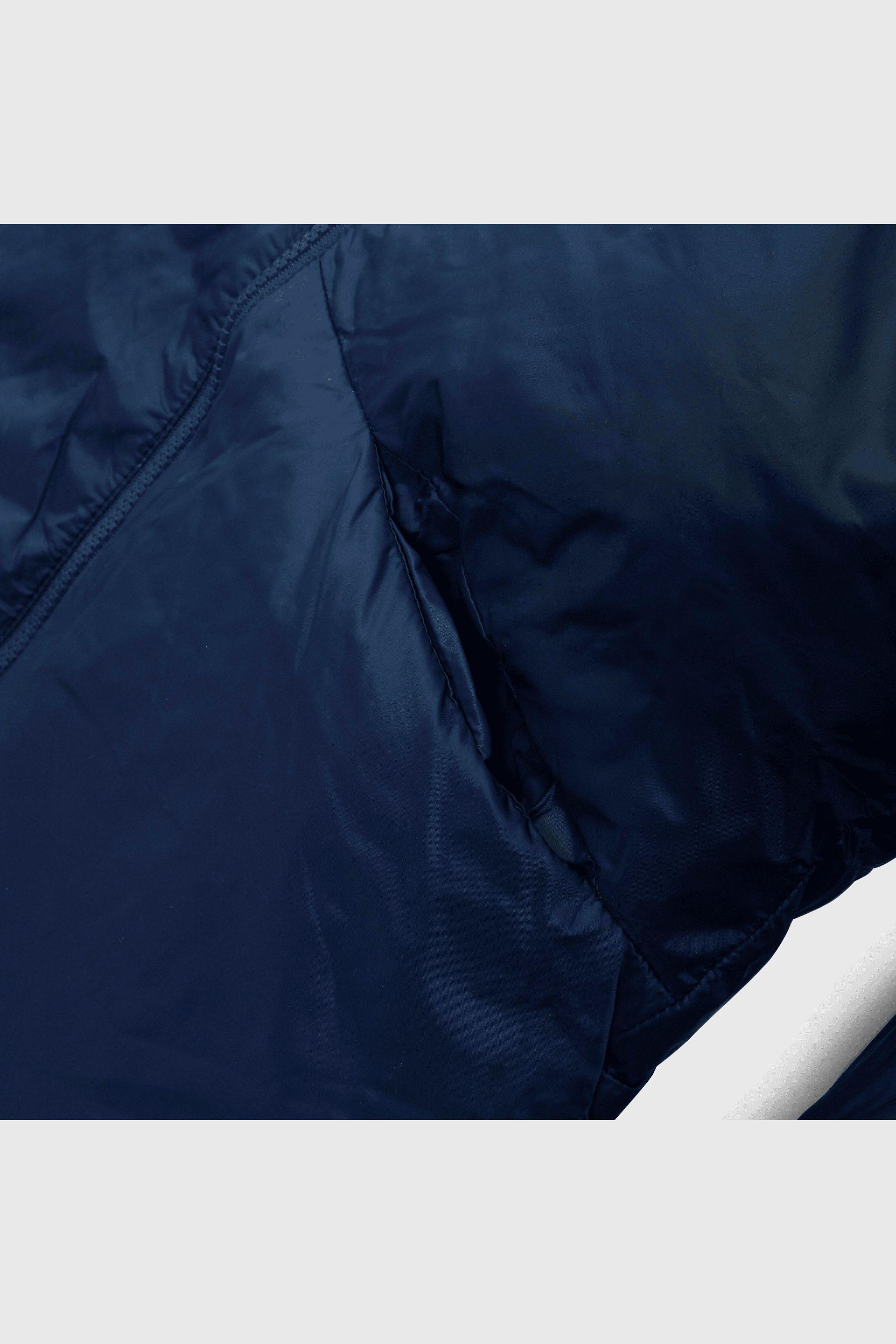 Parka Azul Acolchada con bolsillos y cierre para Niño-2