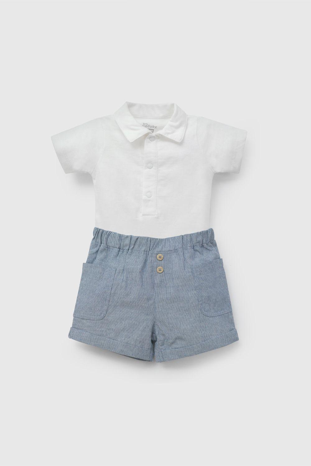 Conjunto Azul De Bebé COJE0151V26-0