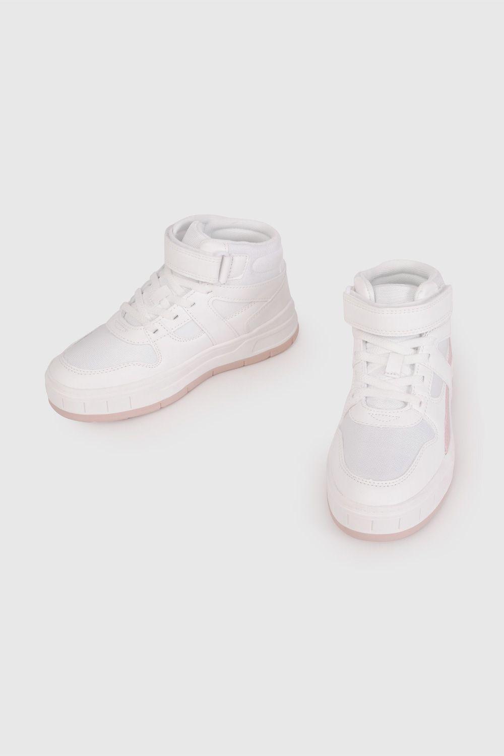 Zapatilla Urbana de Caña Alta Blanca 57000210V26 KID2-3