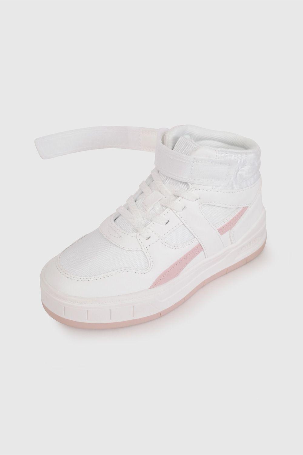 Zapatilla Urbana de Caña Alta Blanca 57000210V26 KID2-5