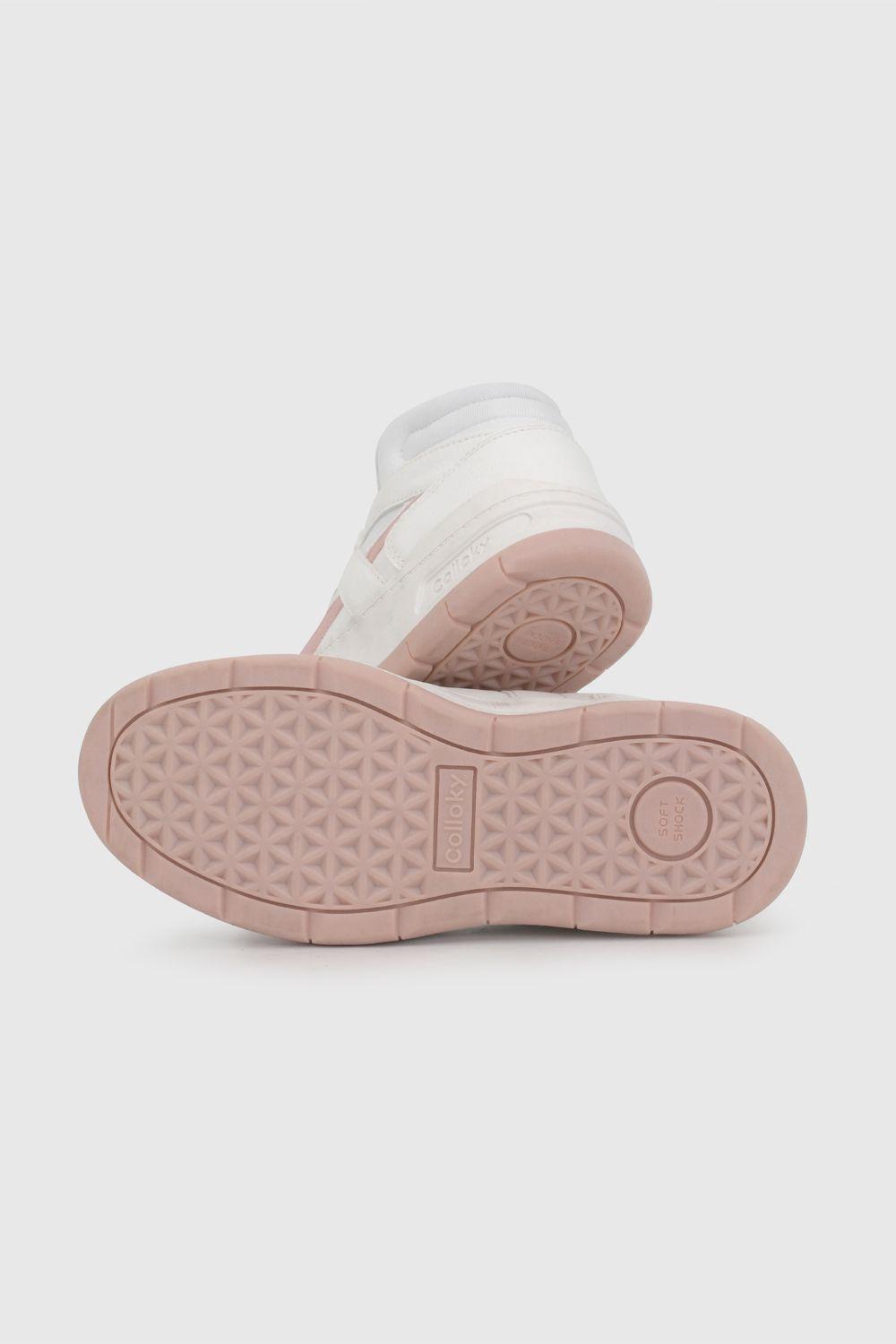 Zapatilla Urbana de Caña Alta Blanca 57000210V26 KID2-8