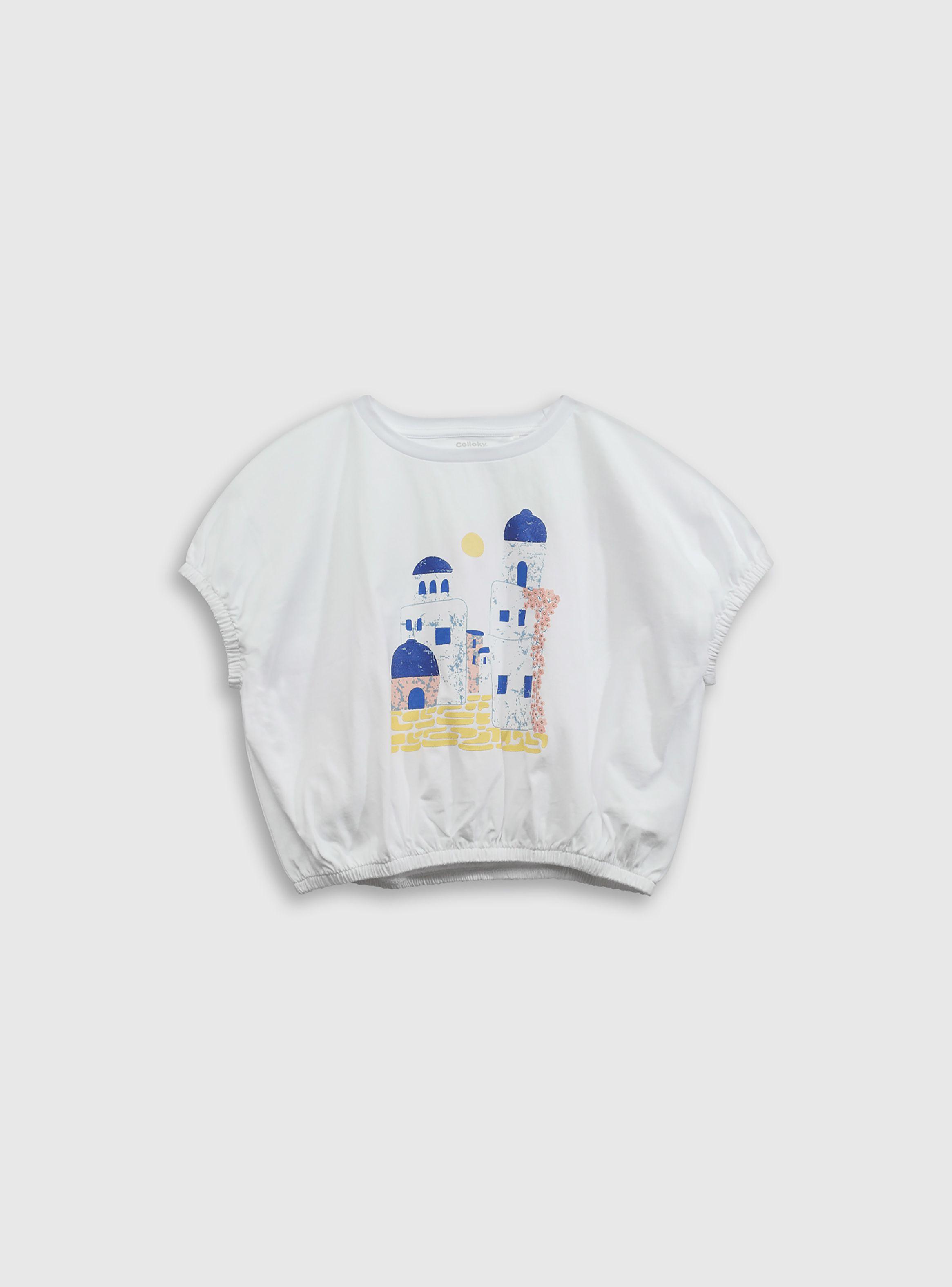 Polera Niña Blanco 54732 Colloky-0