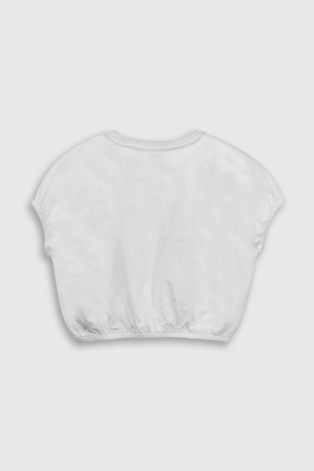 Polera de algodón con estampado con detalles metalizados-1