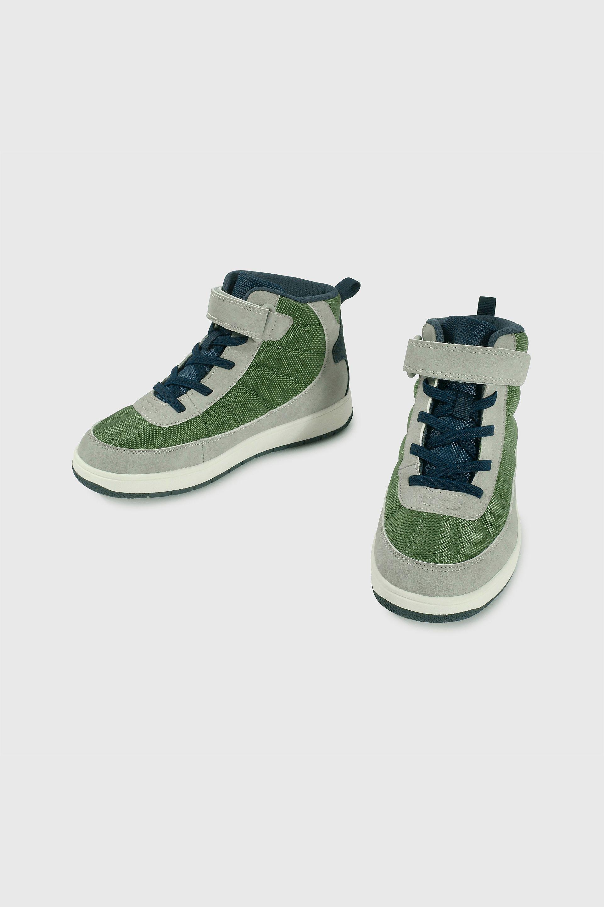 Botín de Niño Multicolor Caña Media con Velcro y Cordón-3