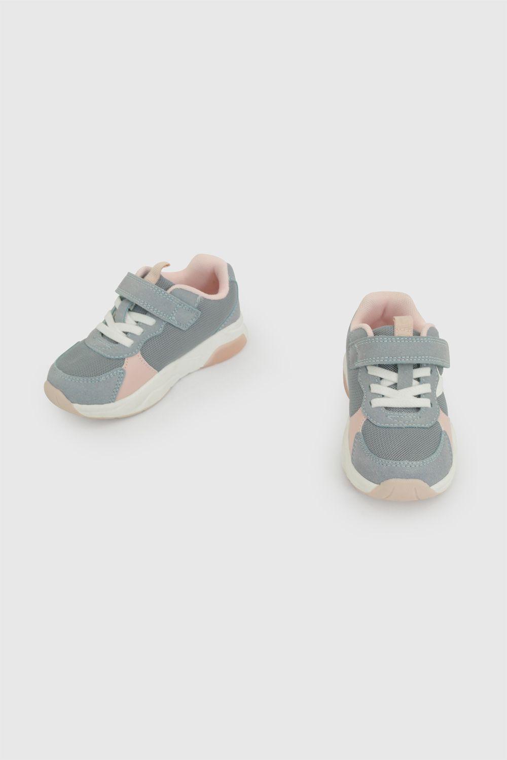 Zapatilla Luces Celeste Niña 21-27 Colloky-3