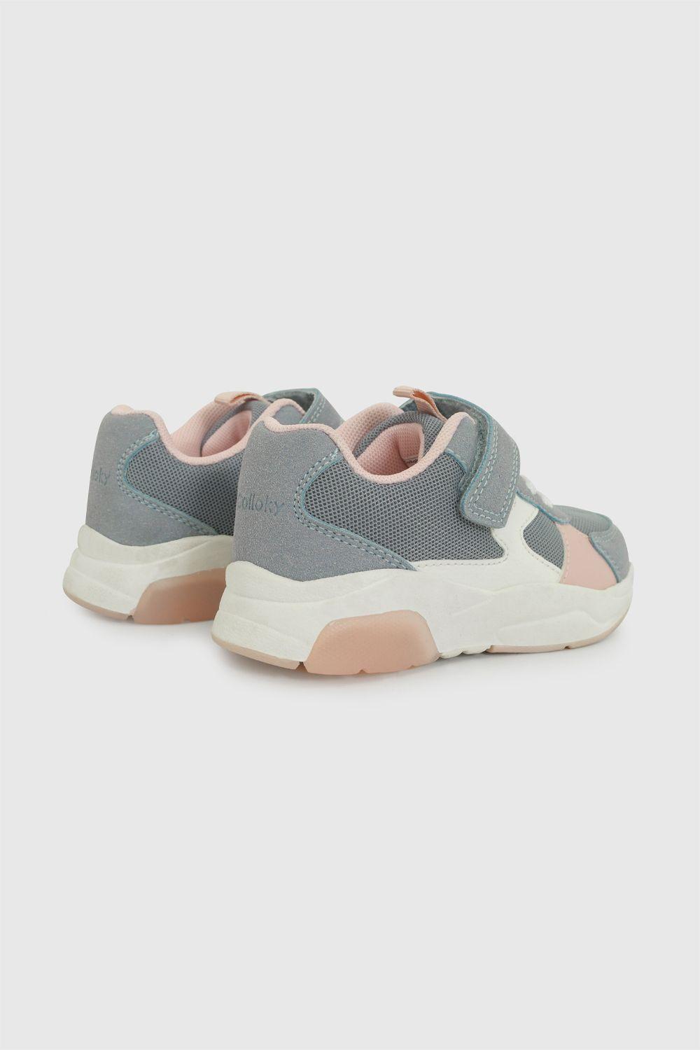 Zapatilla Luces Celeste Niña 21-27 Colloky-4