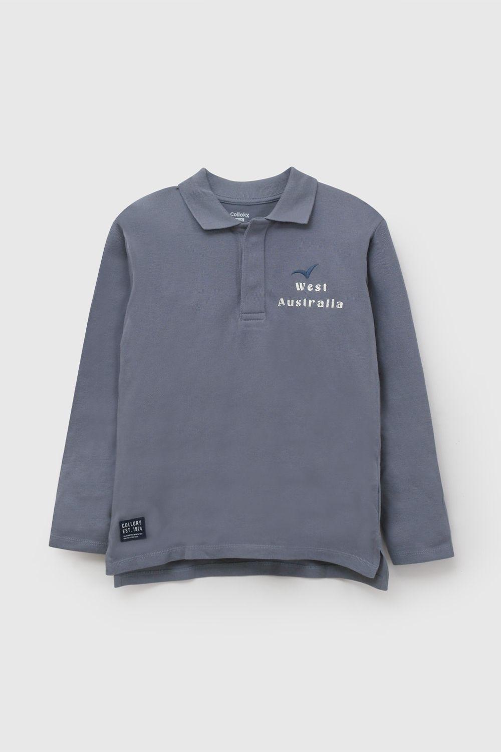 Polera Celeste Niño 7423 Colloky-0