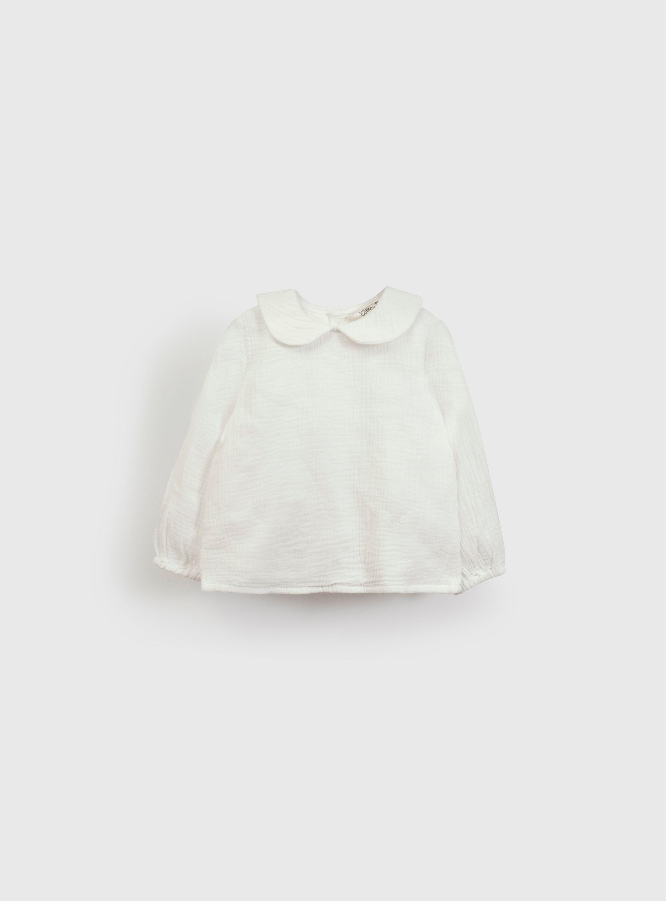 Blusa Niña Blanco 56252 Colloky-0