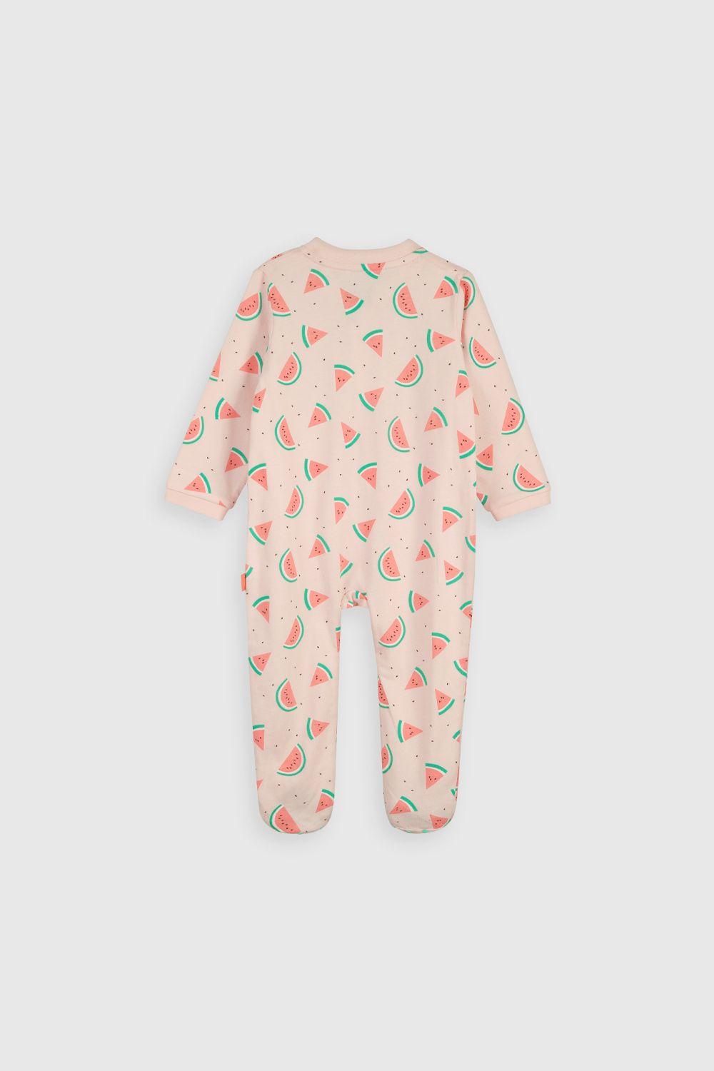 Pijama Entero Rosado Sandias Bebé-1