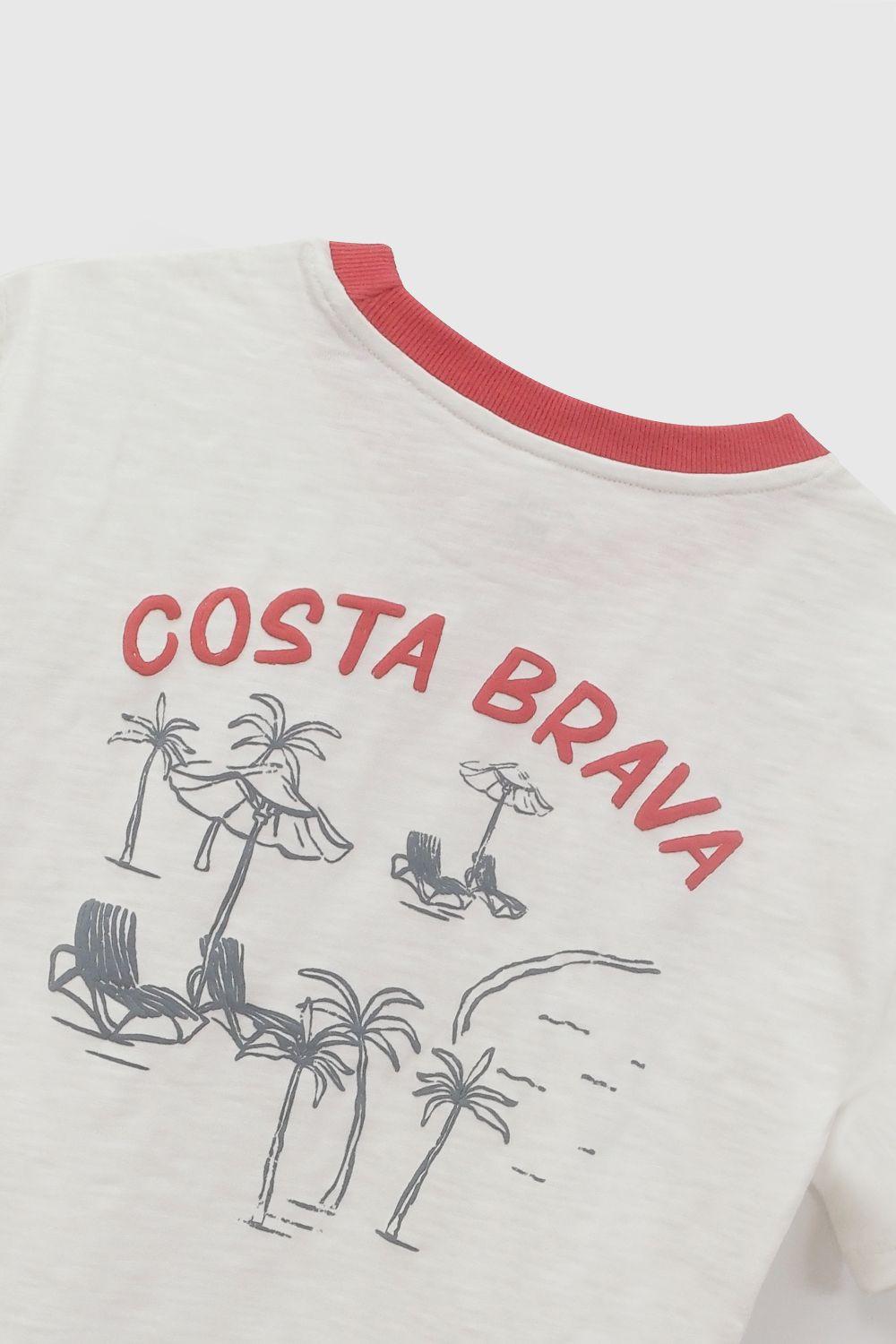 Polera Costa Brava Blanco Niño 3-4A a 12-13A Colloky-3