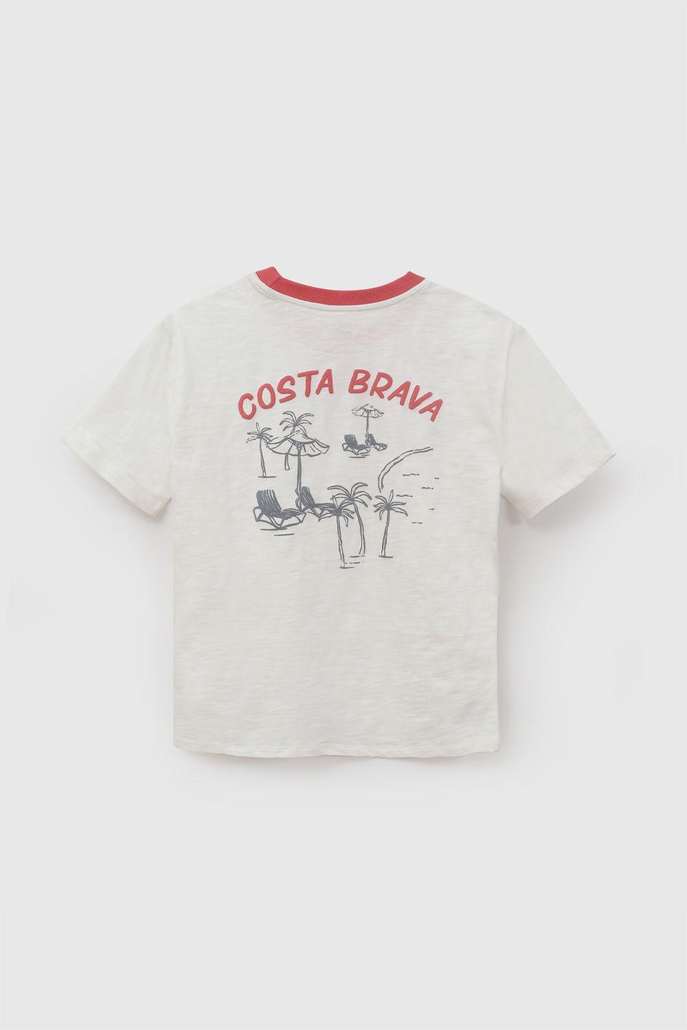 Polera Costa Brava Blanco Niño 3-4A a 12-13A Colloky-2