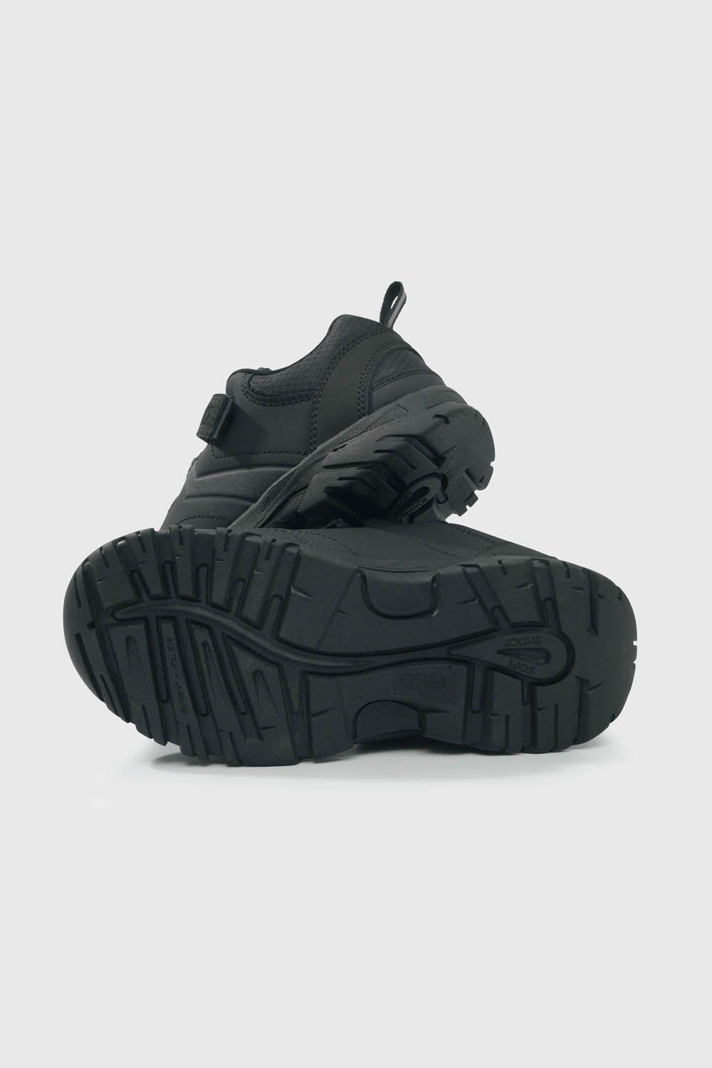 Zapato Escolar Negro con Velcro Niño-2