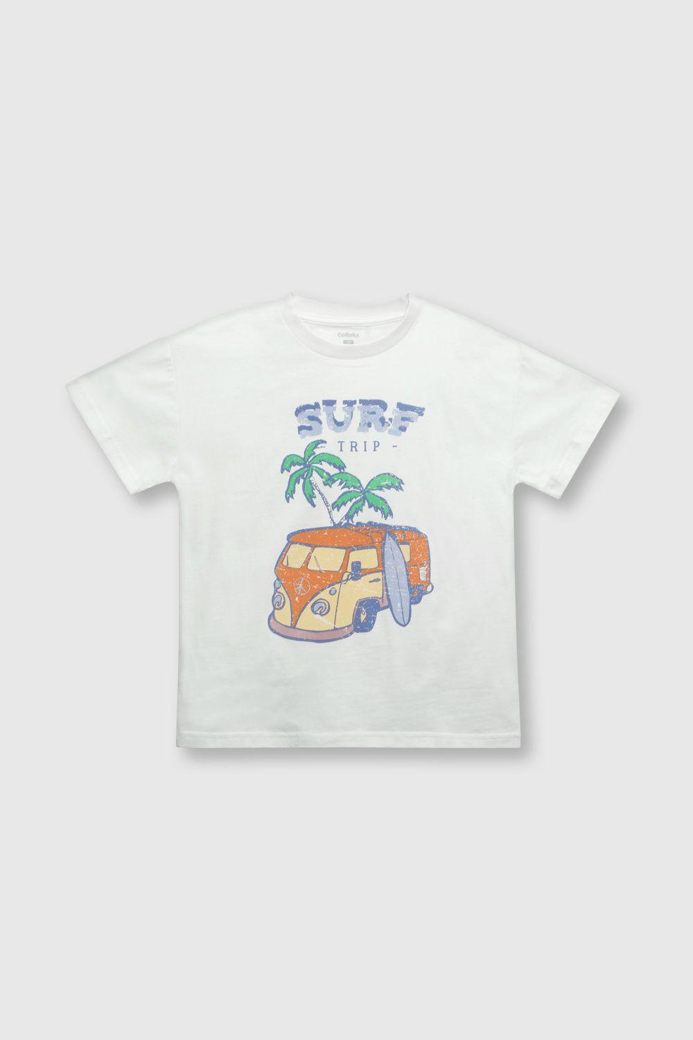 Polera de niño surf off white (2 a 12 años)-0