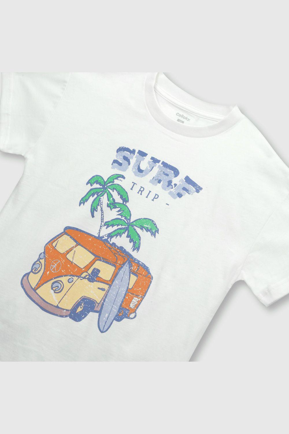 Polera de niño surf off white (2 a 12 años)-2