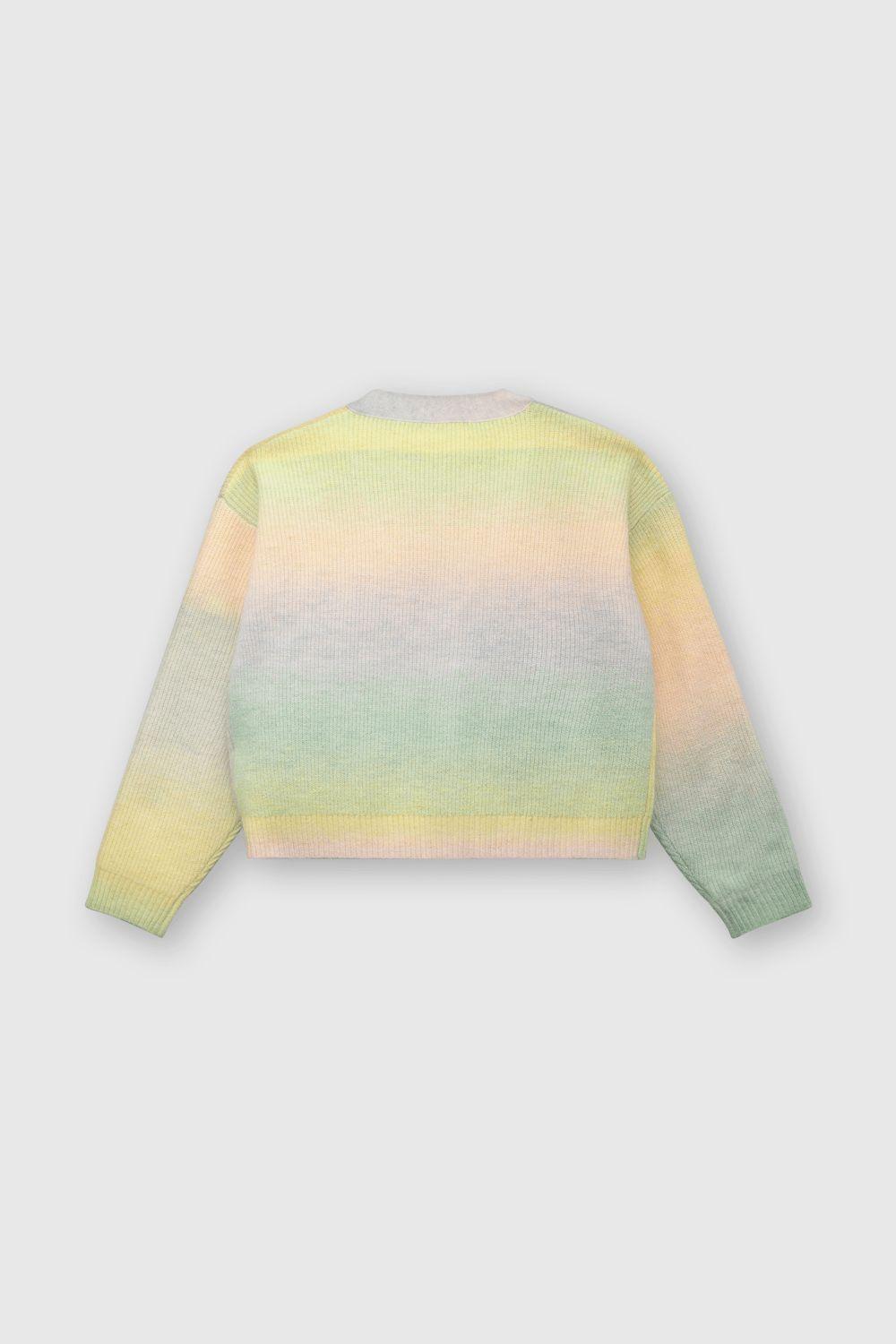 Chaleco de niña arcoiris lila (2 a 12 años)-1