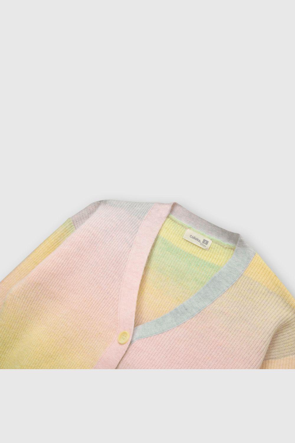 Chaleco de niña arcoiris lila (2 a 12 años)-2