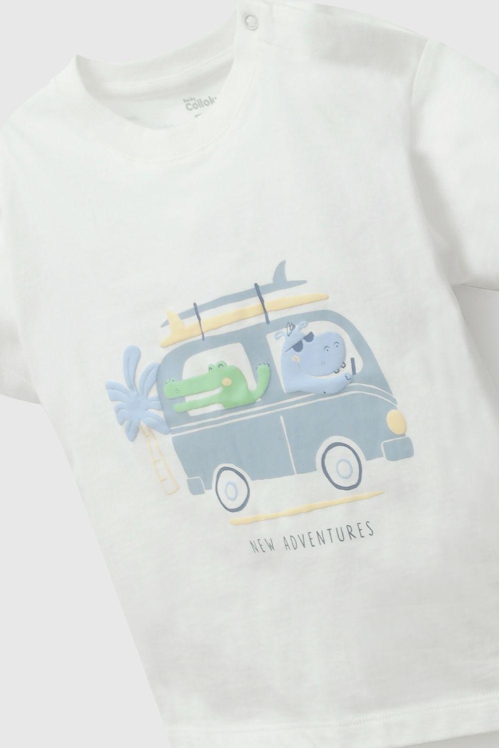 Polera Niño Blanco 58015 Colloky-2