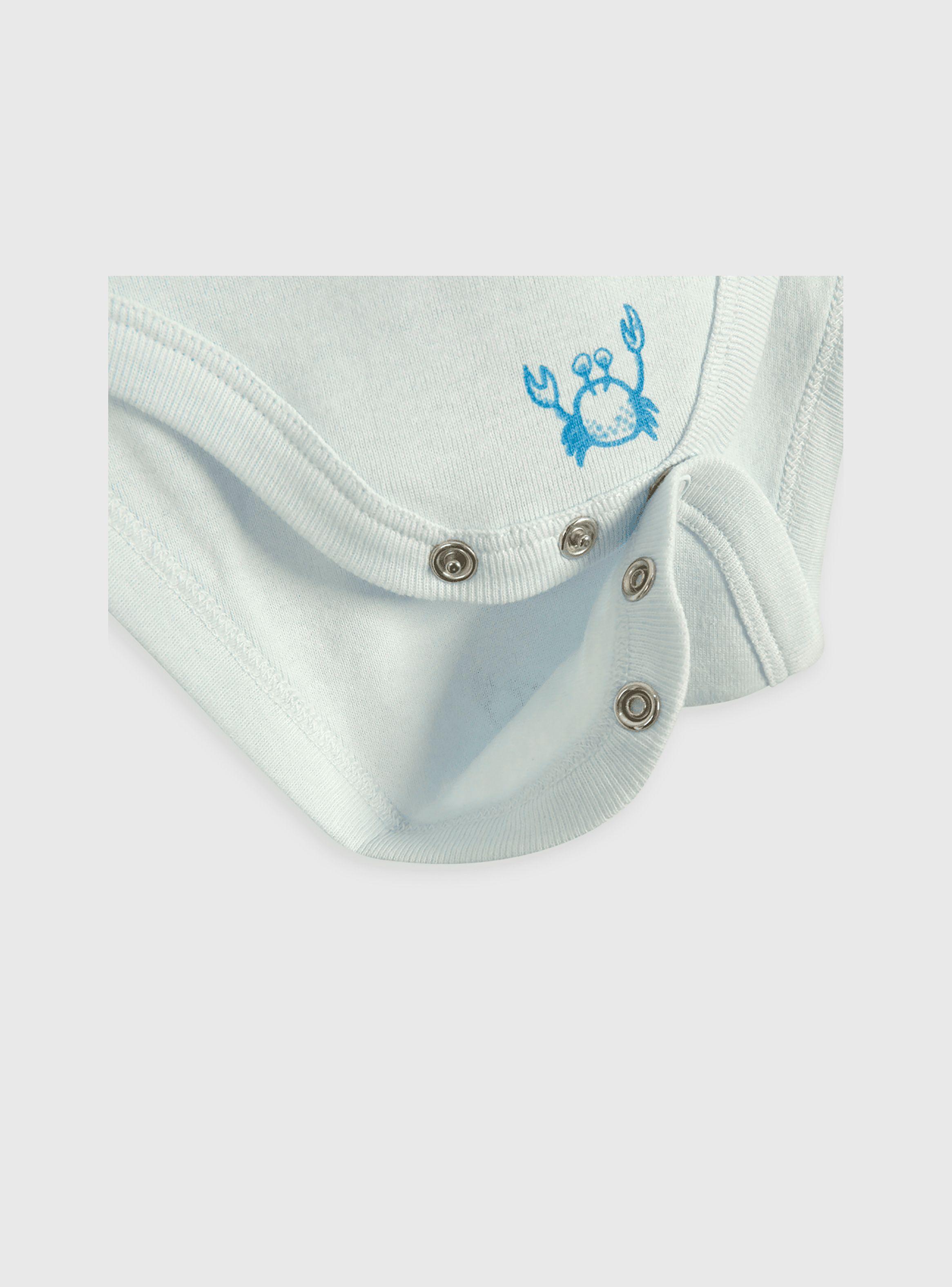 Pack de bodies Niño Celeste 56113 Colloky-6