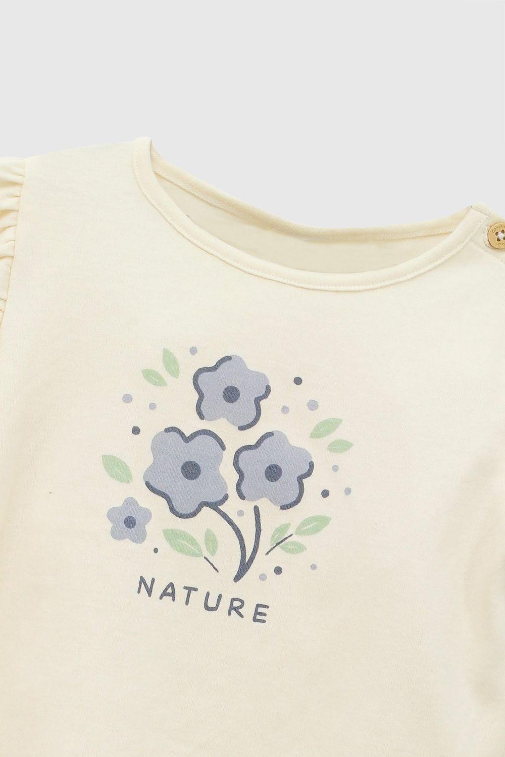Conjunto flores niña beige 6/9m a 4-5A-4