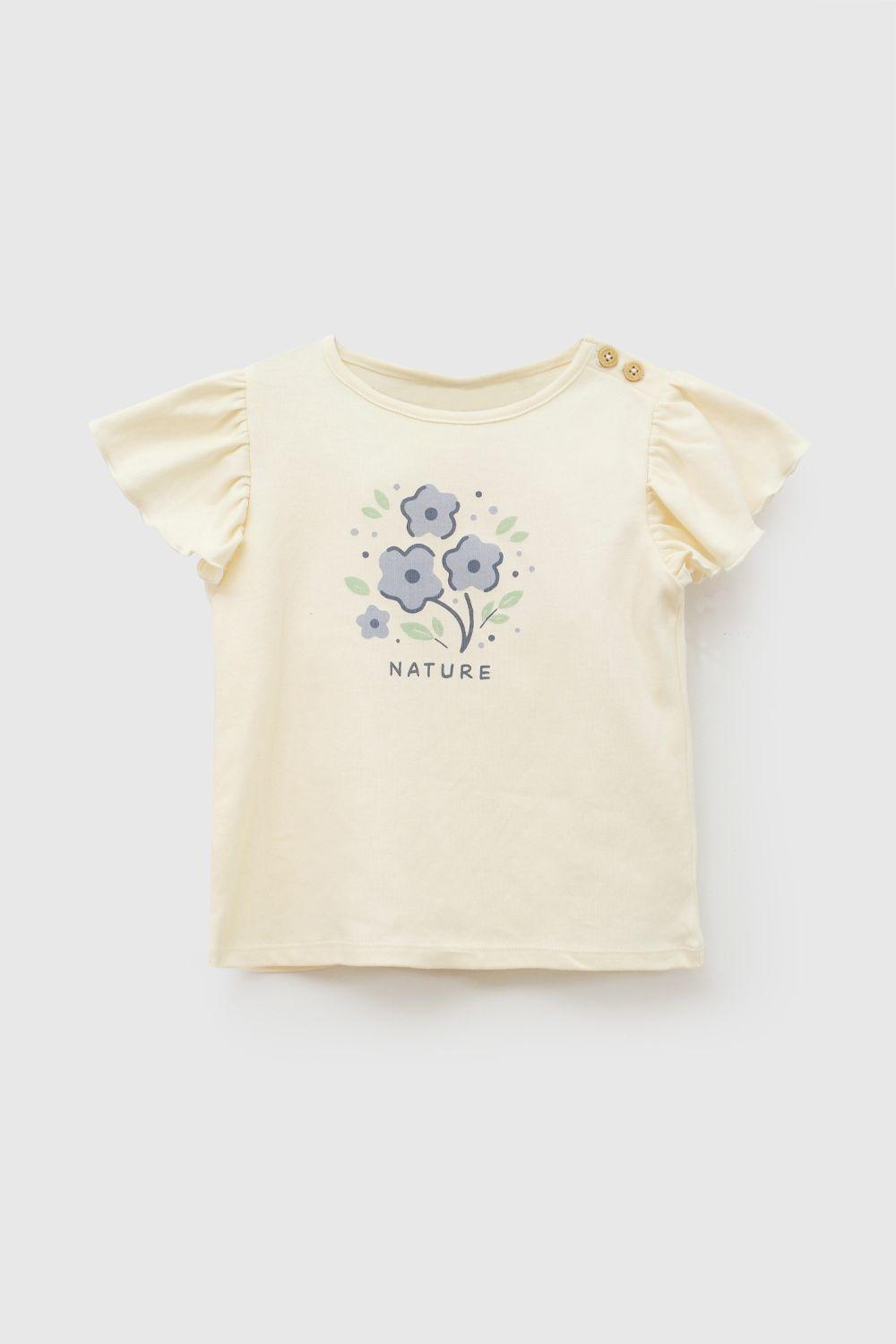 Conjunto flores niña beige 6/9m a 4-5A-2