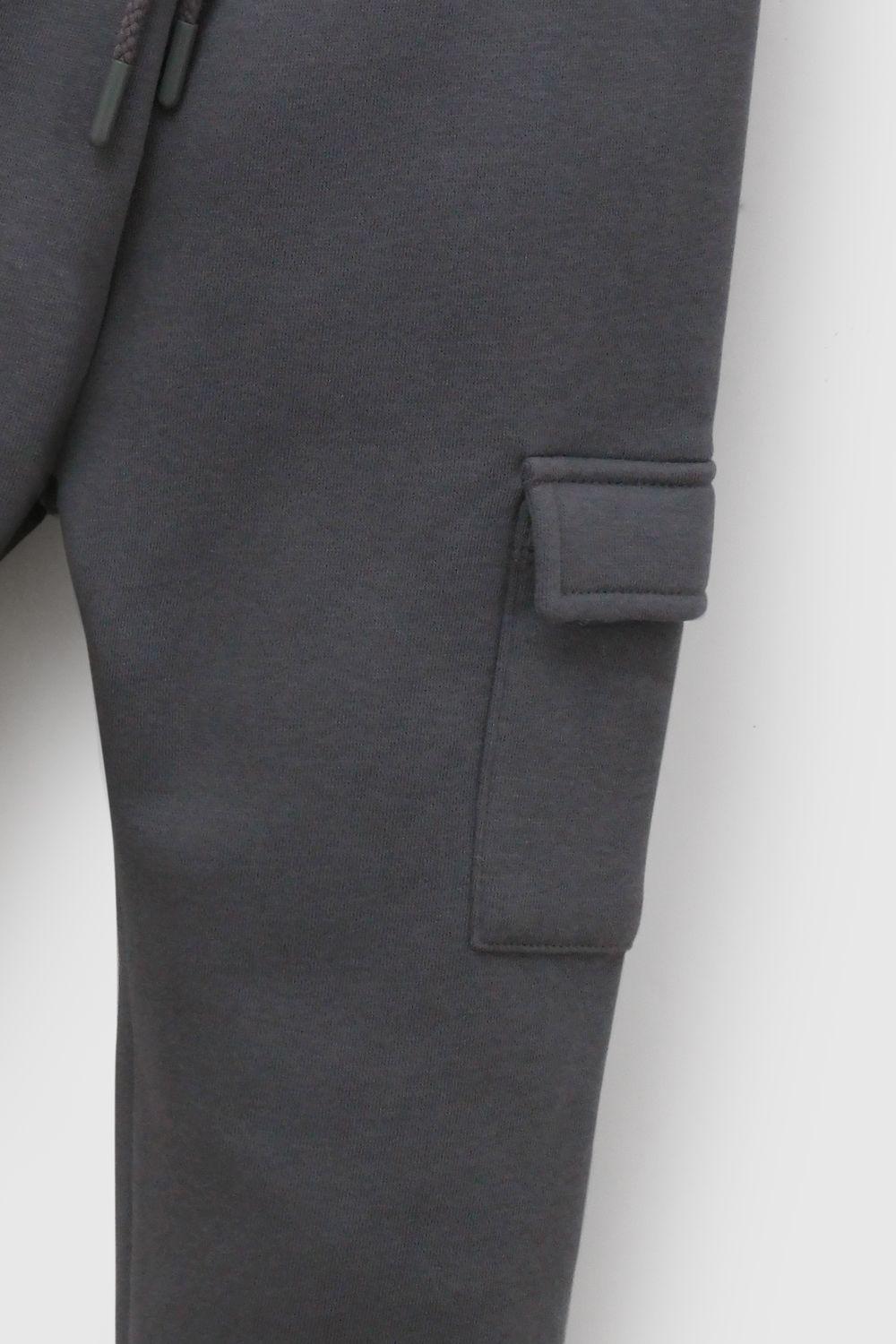 Pantalón Buzo Gris Niño 7571 Colloky-3