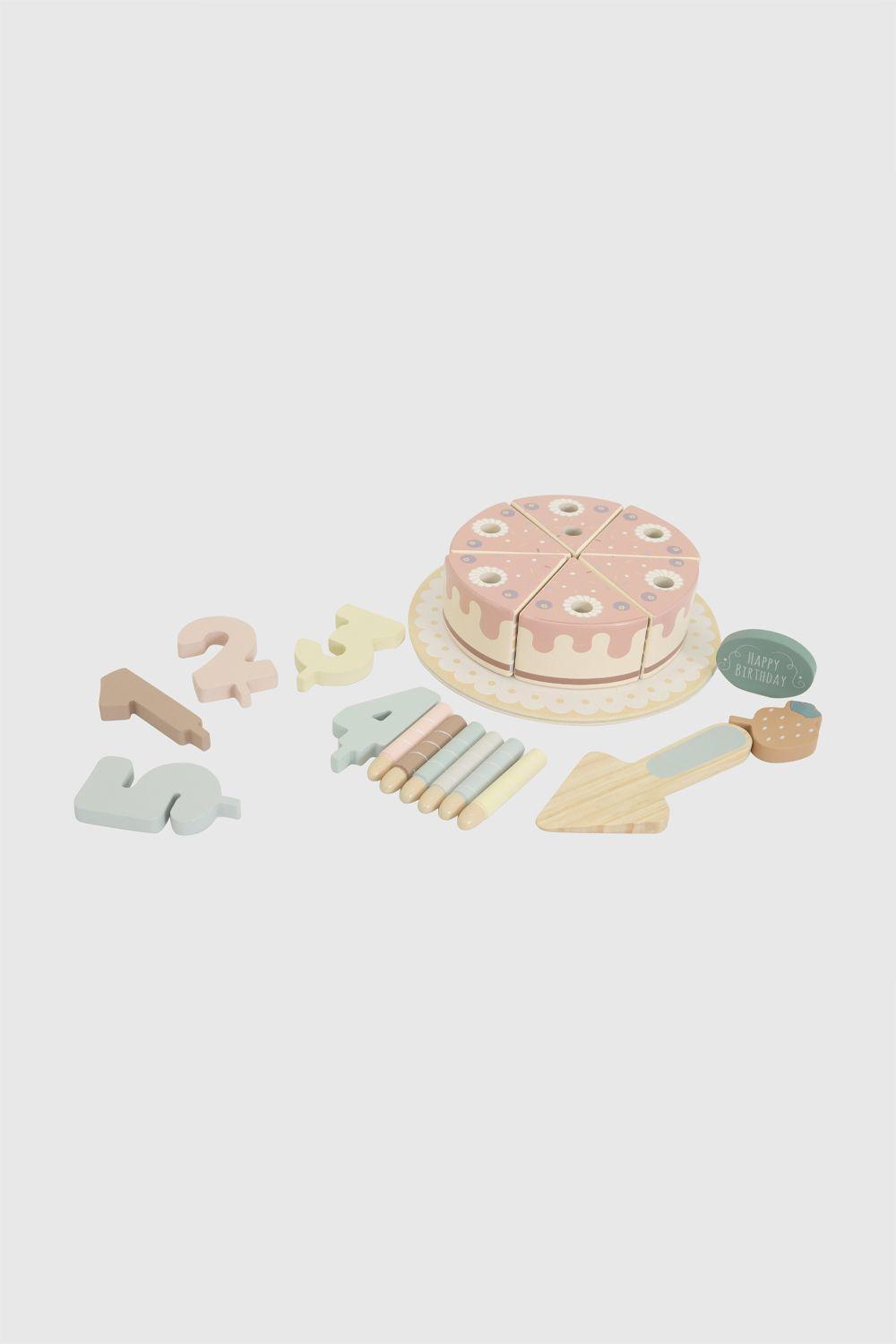Juguete De Madera Torta Desmontable Multicolor Niña Colloky-3