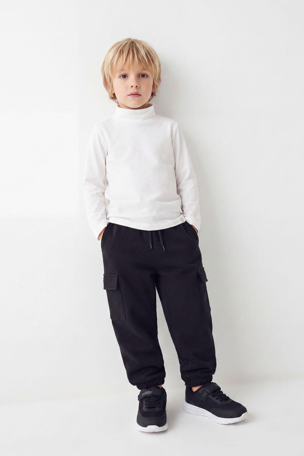 Pantalon buzo niño negro 6-9M a 4-5A-1