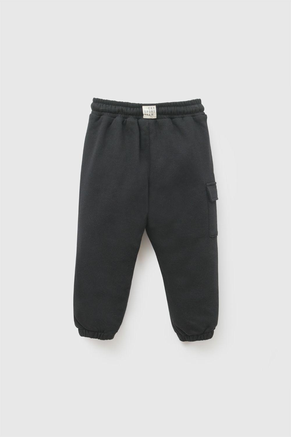 Pantalon buzo niño negro 6-9M a 4-5A-2