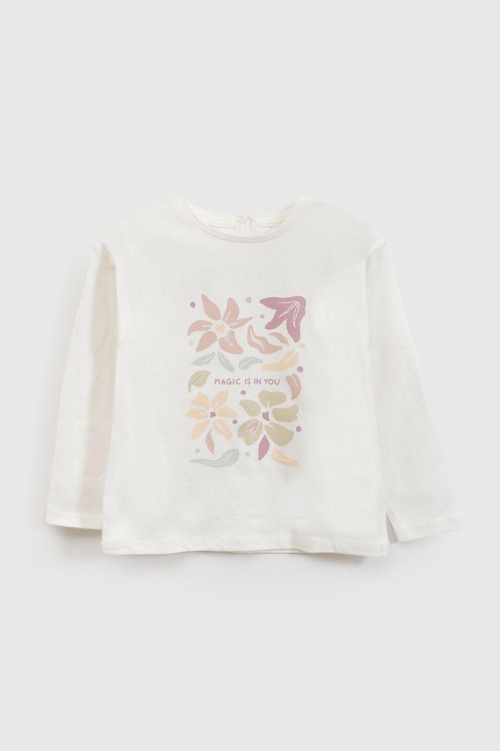 Polera Niña Blanco 7985 Colloky-0